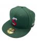New Era（ニューエラ）の古着「ベースボールキャップ」｜グリーン
