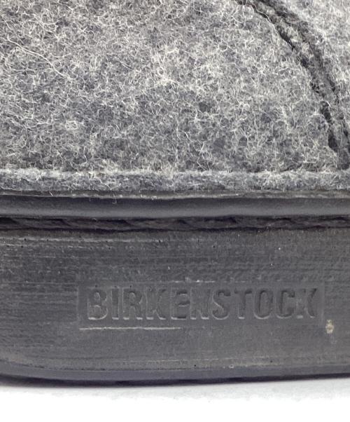 BIRKENSTOCK（ビルケンシュトック）BIRKENSTOCK (ビルケンシュトック) フェルト地スリッポン グレー サイズ:27の古着・服飾アイテム
