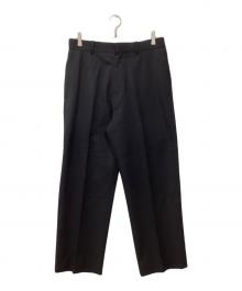 A.PRESSE（アプレッセ）の古着「Wool Kersey Trousers」｜ブラック