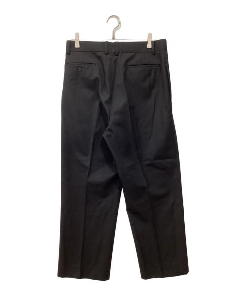 A.PRESSE（アプレッセ）A.PRESSE (アプレッセ) Wool Kersey Trousers ブラック サイズ:2の古着・服飾アイテム