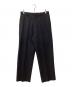 A.PRESSE（アプレッセ）の古着「Wool Kersey Trousers」｜ブラック