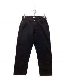 CIOTA（シオタ）の古着「本藍スビンコットン 13.5oz ストレートデニム」｜ブラック
