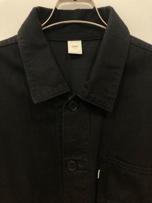 OVY（オヴィー）OVY (オヴィー) ユーロワークブラックデニムジャケット ブラック サイズ:XLの古着・服飾アイテム
