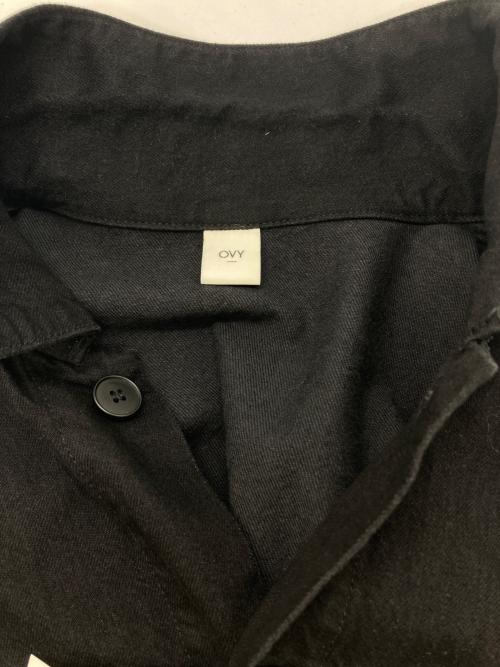 OVY（オヴィー）OVY (オヴィー) ユーロワークブラックデニムジャケット ブラック サイズ:XLの古着・服飾アイテム