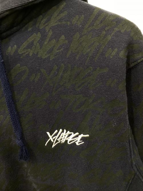 X-LARGE（エクストララージ）X-LARGE (エクストララージ) ジップパーカー パープル サイズ:Lの古着・服飾アイテム