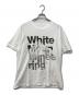 WHITE MOUNTAINEERING（ホワイトマウンテ二アニング）の古着「マウンテンロゴTシャツ」｜ホワイト