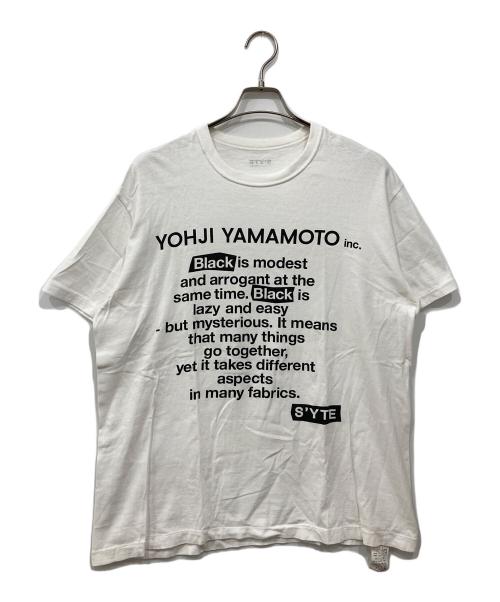 s'yte（サイト）s'yte (サイト) モデストメッセージTシャツ ホワイト サイズ:4の古着・服飾アイテム