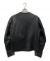 N.HOOLYWOOD (エヌ ハリウッド) シープスキンノーカラージャケット ブラック サイズ:38：15000円