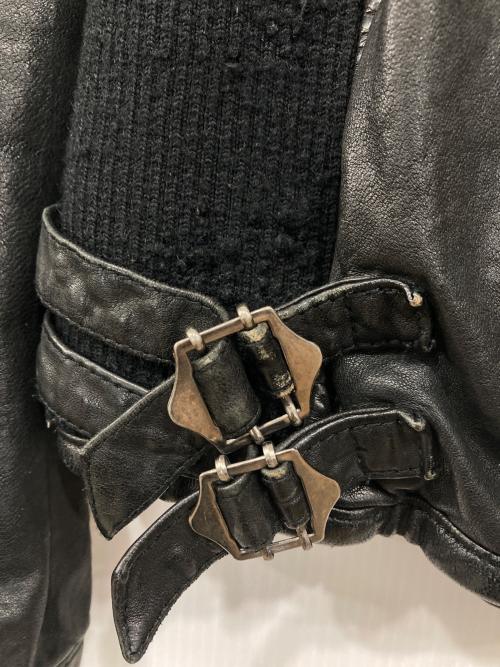 Varde77（バルデセブンティセブン）Varde77 (バルデセブンティセブン) シープスキンジャケット ブラック サイズ:Sの古着・服飾アイテム
