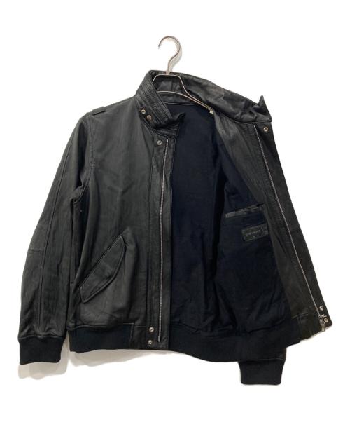 SOPHNET.（ソフネット）SOPHNET. (ソフネット) スタンドカラー シープスキンジャケット ブラック サイズ:Sの古着・服飾アイテム