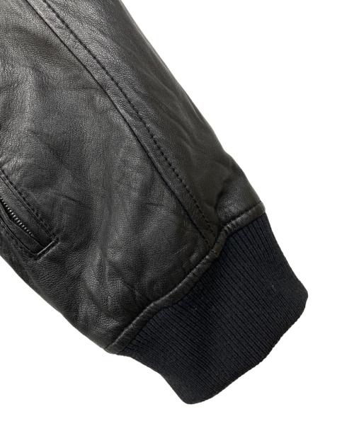 SOPHNET.（ソフネット）SOPHNET. (ソフネット) スタンドカラー シープスキンジャケット ブラック サイズ:Sの古着・服飾アイテム