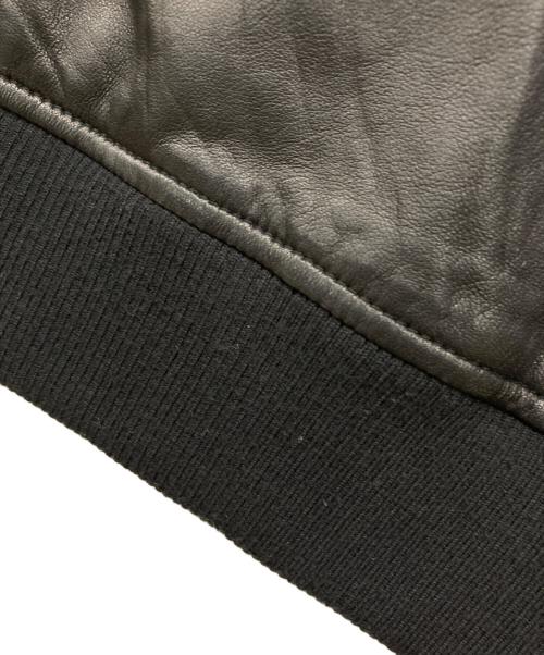 SOPHNET.（ソフネット）SOPHNET. (ソフネット) スタンドカラー シープスキンジャケット ブラック サイズ:Sの古着・服飾アイテム