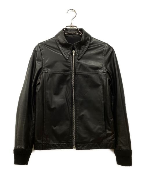 Pledge（プレッジ）Pledge (プレッジ) レザージャケット ブラック サイズ:38の古着・服飾アイテム