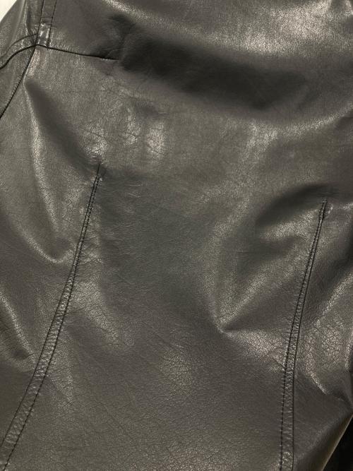 Pledge（プレッジ）Pledge (プレッジ) レザージャケット ブラック サイズ:38の古着・服飾アイテム