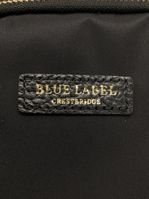 BLUE LABEL CRESTBRIDGE（ブルーレーベルクレストブリッジ）BLUE LABEL CRESTBRIDGE (ブルーレーベルクレストブリッジ) パーシャルクレストブリッジチェックナイロンバックパック ブラックの古着・服飾アイテム