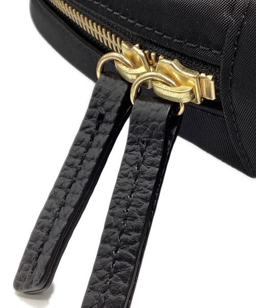 BLUE LABEL CRESTBRIDGE（ブルーレーベルクレストブリッジ）BLUE LABEL CRESTBRIDGE (ブルーレーベルクレストブリッジ) パーシャルクレストブリッジチェックナイロンバックパック ブラックの古着・服飾アイテム