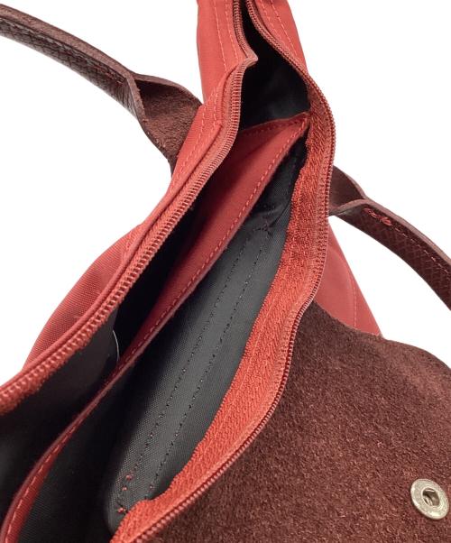 LONGCHAMP（ロンシャン）LONGCHAMP (ロンシャン) ハンドバッグ レッドの古着・服飾アイテム