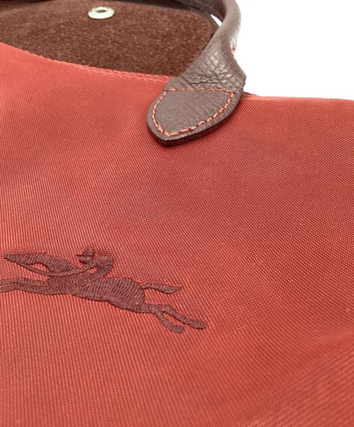 LONGCHAMP（ロンシャン）LONGCHAMP (ロンシャン) ハンドバッグ レッドの古着・服飾アイテム