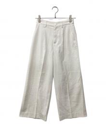 MACKINTOSH PHILOSOPHY（マッキントッシュ フィロソフィー）の古着「センタープレスパンツ」｜ホワイト