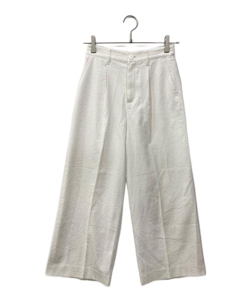 MACKINTOSH PHILOSOPHY（マッキントッシュ フィロソフィー）MACKINTOSH PHILOSOPHY (マッキントッシュ フィロソフィー) センタープレスパンツ ホワイト サイズ:34の古着・服飾アイテム