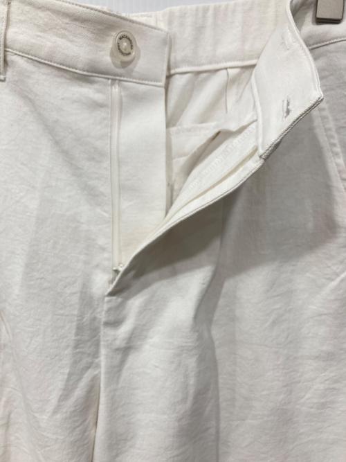 MACKINTOSH PHILOSOPHY（マッキントッシュ フィロソフィー）MACKINTOSH PHILOSOPHY (マッキントッシュ フィロソフィー) センタープレスパンツ ホワイト サイズ:34の古着・服飾アイテム