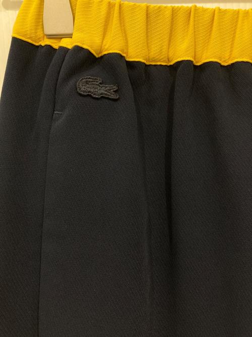 LACOSTE（ラコステ）LACOSTE (ラコステ) ツートーンストレートスカート ネイビー×イエロー サイズ:34の古着・服飾アイテム
