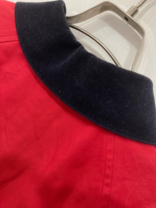 Burberry's（バーバリーズ）Burberry's (バーバリーズ) 金釦ステンカラーコート ネイビー×レッド サイズ:9ARの古着・服飾アイテム