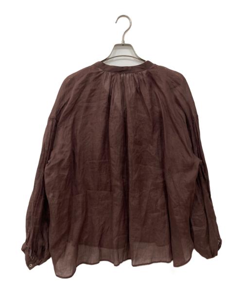 SLOBE IENA（スローブ イエナ）SLOBE IENA (スローブ イエナ) ラミースキッパーシャツ ブラウン サイズ:Freeの古着・服飾アイテム