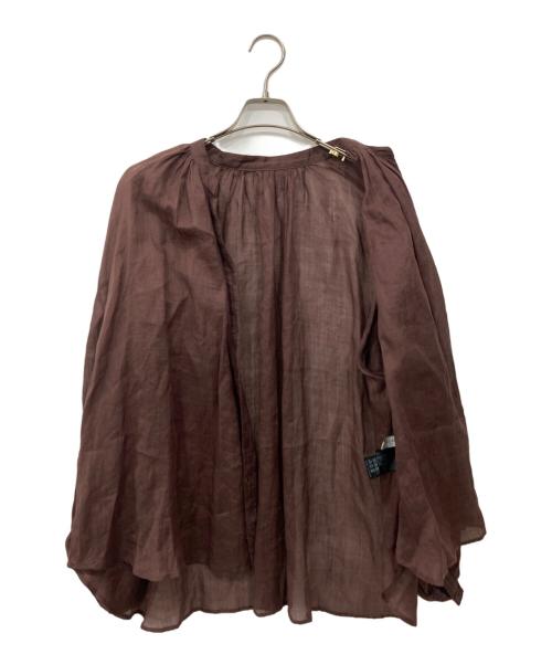 SLOBE IENA（スローブ イエナ）SLOBE IENA (スローブ イエナ) ラミースキッパーシャツ ブラウン サイズ:Freeの古着・服飾アイテム