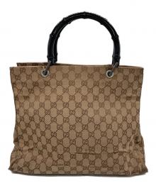 GUCCI（グッチ）の古着「バンブー ハンドバッグ」｜ベージュ