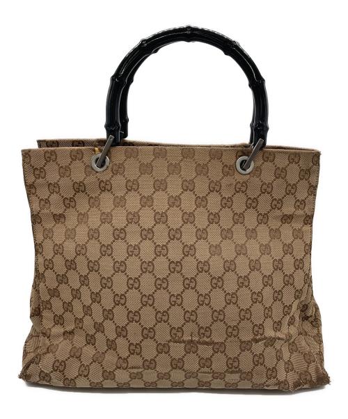 GUCCI（グッチ）GUCCI (グッチ) バンブー ハンドバッグ ベージュの古着・服飾アイテム