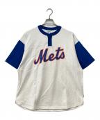 KEBOZ×MLBケボズ×エムエルビー）の古着「ヘンリーネックカットソー」｜ホワイト