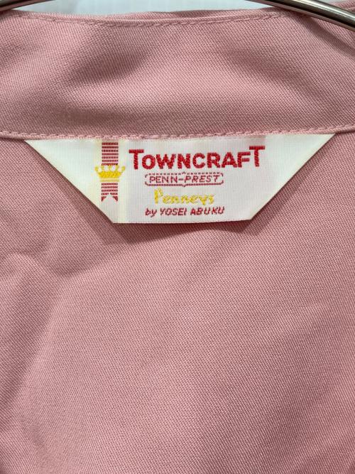 TOWN CRAFT（タウンクラフト）TOWN CRAFT (タウンクラフト) オープンカラーシャツ ピンク サイズ:M(38-40)の古着・服飾アイテム