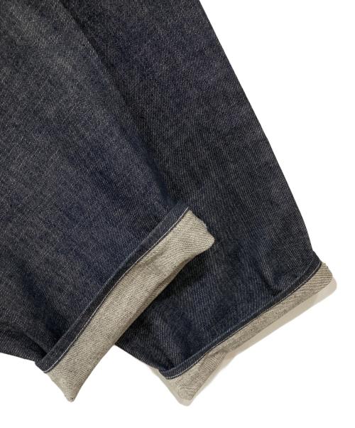 Abuku（アブク）Abuku (アブク) 3レイヤードパールローライズデニム インディゴ サイズ:Mの古着・服飾アイテム