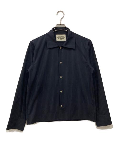 BEAMS（ビームス）BEAMS (ビームス) スナップボタンシャツ ネイビー サイズ:Mの古着・服飾アイテム