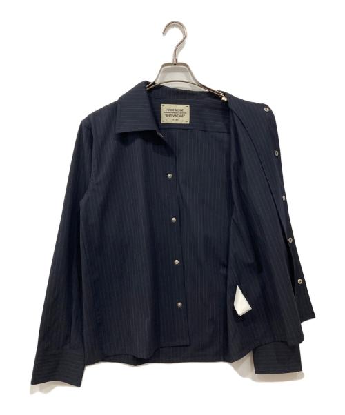 BEAMS（ビームス）BEAMS (ビームス) スナップボタンシャツ ネイビー サイズ:Mの古着・服飾アイテム