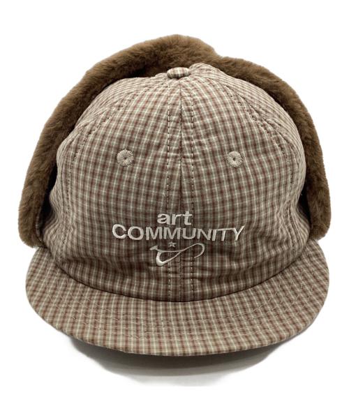 art COMMUNITY（アート コミュニティ）art COMMUNITY (アート コミュニティ) キャップ ベージュの古着・服飾アイテム