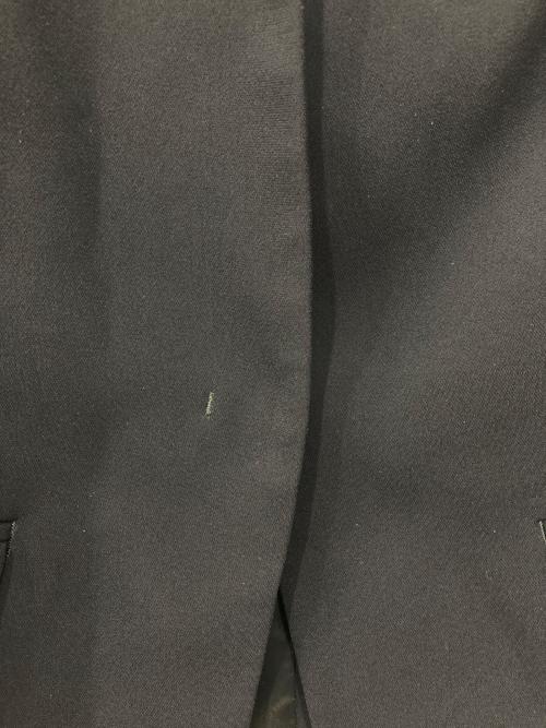 UNTITLED（アンタイトル）UNTITLED (アンタイトル) ジョーゼット ノーカラージャケット ネイビー サイズ:Lの古着・服飾アイテム