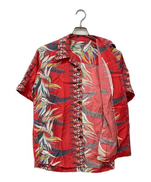KAMEHAMEHA（カメハメハ）KAMEHAMEHA (カメハメハ) アロハシャツ レッド サイズ:Sの古着・服飾アイテム