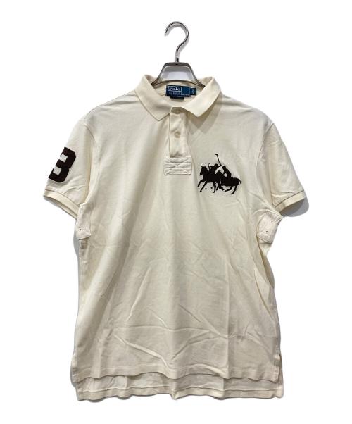 POLO RALPH LAUREN（ポロ・ラルフローレン）POLO RALPH LAUREN (ポロ・ラルフローレン) ポロシャツ アイボリー サイズ:Lの古着・服飾アイテム