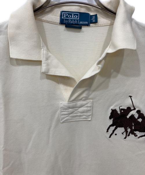 POLO RALPH LAUREN（ポロ・ラルフローレン）POLO RALPH LAUREN (ポロ・ラルフローレン) ポロシャツ アイボリー サイズ:Lの古着・服飾アイテム