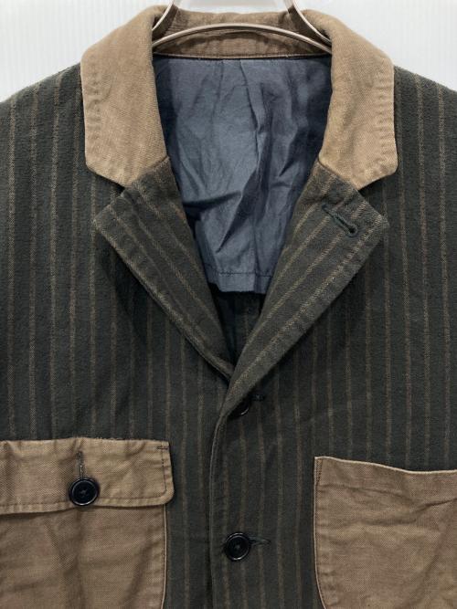 Paul Smith RED EAR（ポールスミス レッドイヤー）Paul Smith RED EAR (ポールスミス レッドイヤー) チョークストライプジャケット ブラウン サイズ:Lの古着・服飾アイテム