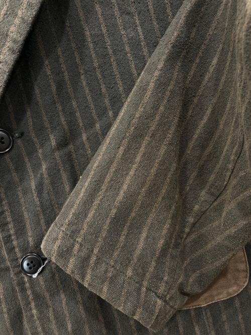 Paul Smith RED EAR（ポールスミス レッドイヤー）Paul Smith RED EAR (ポールスミス レッドイヤー) チョークストライプジャケット ブラウン サイズ:Lの古着・服飾アイテム
