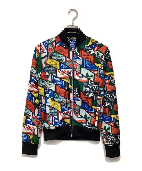 adidas（アディダス）adidas (アディダス) ラベルズ AOP スーパースタートラックジャケット マルチカラー サイズ:S 未使用品の古着・服飾アイテム