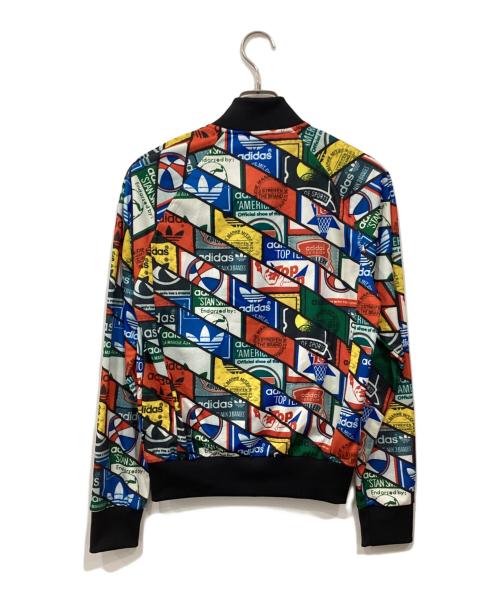 adidas（アディダス）adidas (アディダス) ラベルズ AOP スーパースタートラックジャケット マルチカラー サイズ:S 未使用品の古着・服飾アイテム
