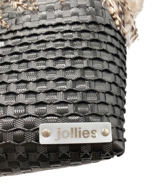 jollies（ジョリーズ）jollies (ジョリーズ) スパンコールトートバッグ ブラックの古着・服飾アイテム