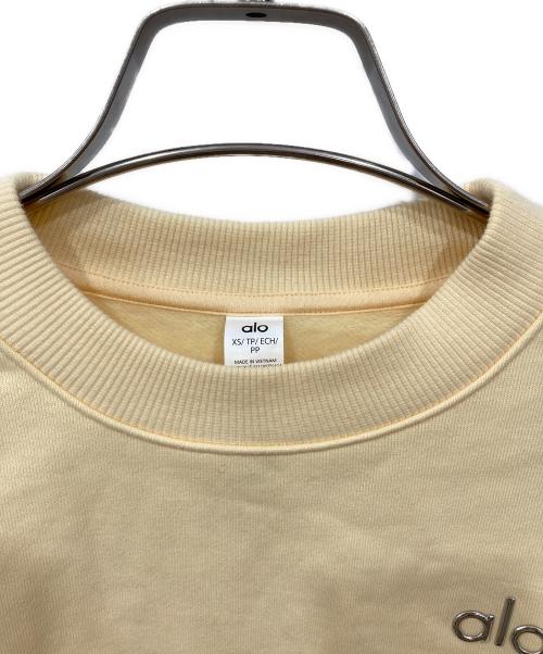 alo yoga（アローヨガ）ALO Yoga (アローヨガ) ロゴスウェット イエロー サイズ:XSの古着・服飾アイテム