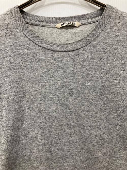 AURALEE（オーラリー）AURALEE (オーラリー) クルーネックTシャツ グレー サイズ:4の古着・服飾アイテム