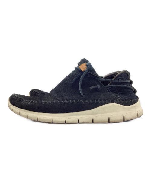 VISVIM（ビズビム）VISVIM (ビズビム) ローカットスニーカー ブラック サイズ:US 9の古着・服飾アイテム