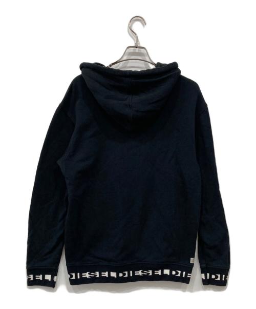 DIESEL（ディーゼル）DIESEL (ディーゼル) プルオーバーパーカー ブラック サイズ:Sの古着・服飾アイテム